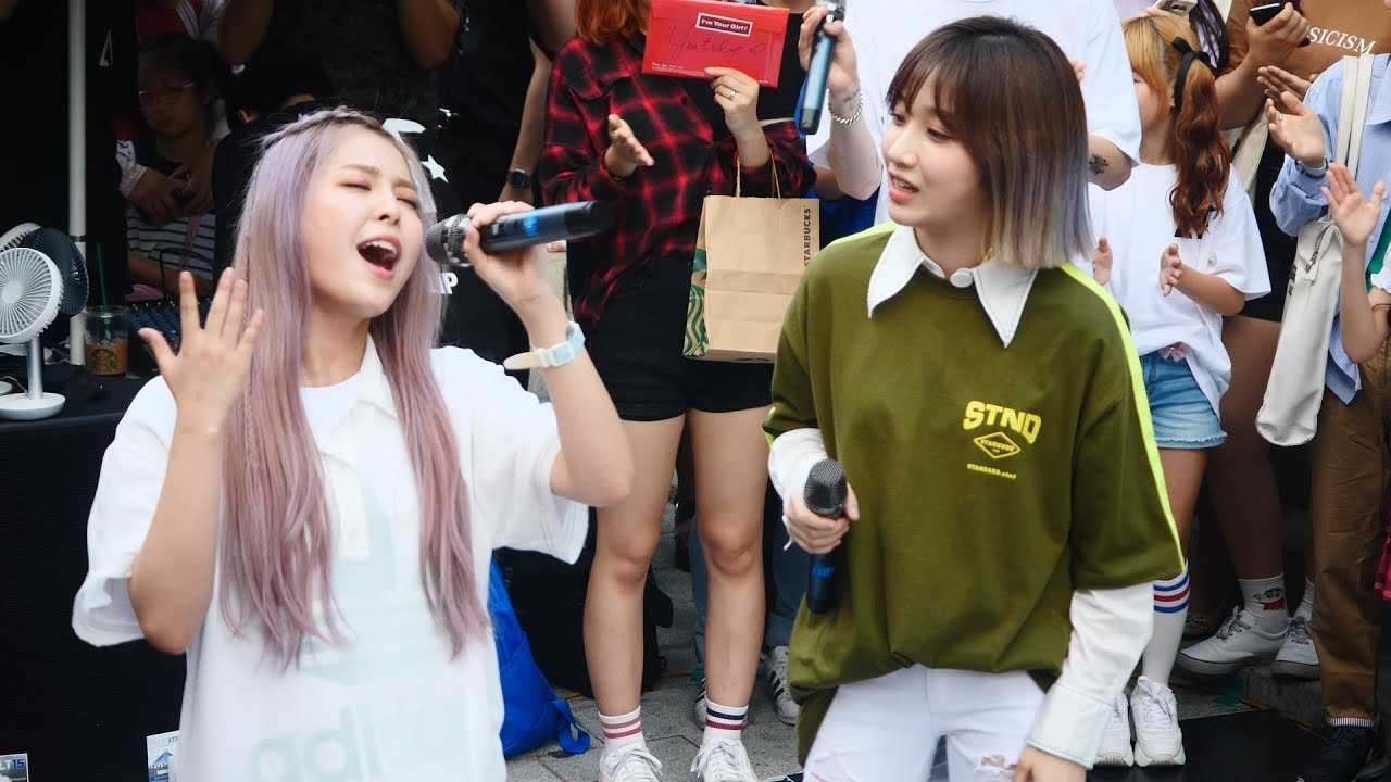 [4K 60P] 180616 KHAN (전민주 유나킴) - 경고 (Caution) cover 직캠 fancam
