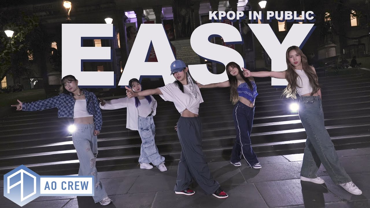 KPOP IN PUBLIC LE SSERAFIM (르세라핌) 'EASY' Dance Cover [AO CREW - Australia] ONE SHOT vers.