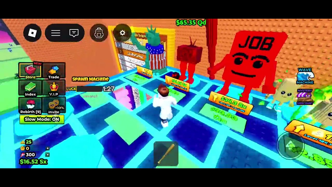 I am playing Escape Tsunami for brainrot 👽