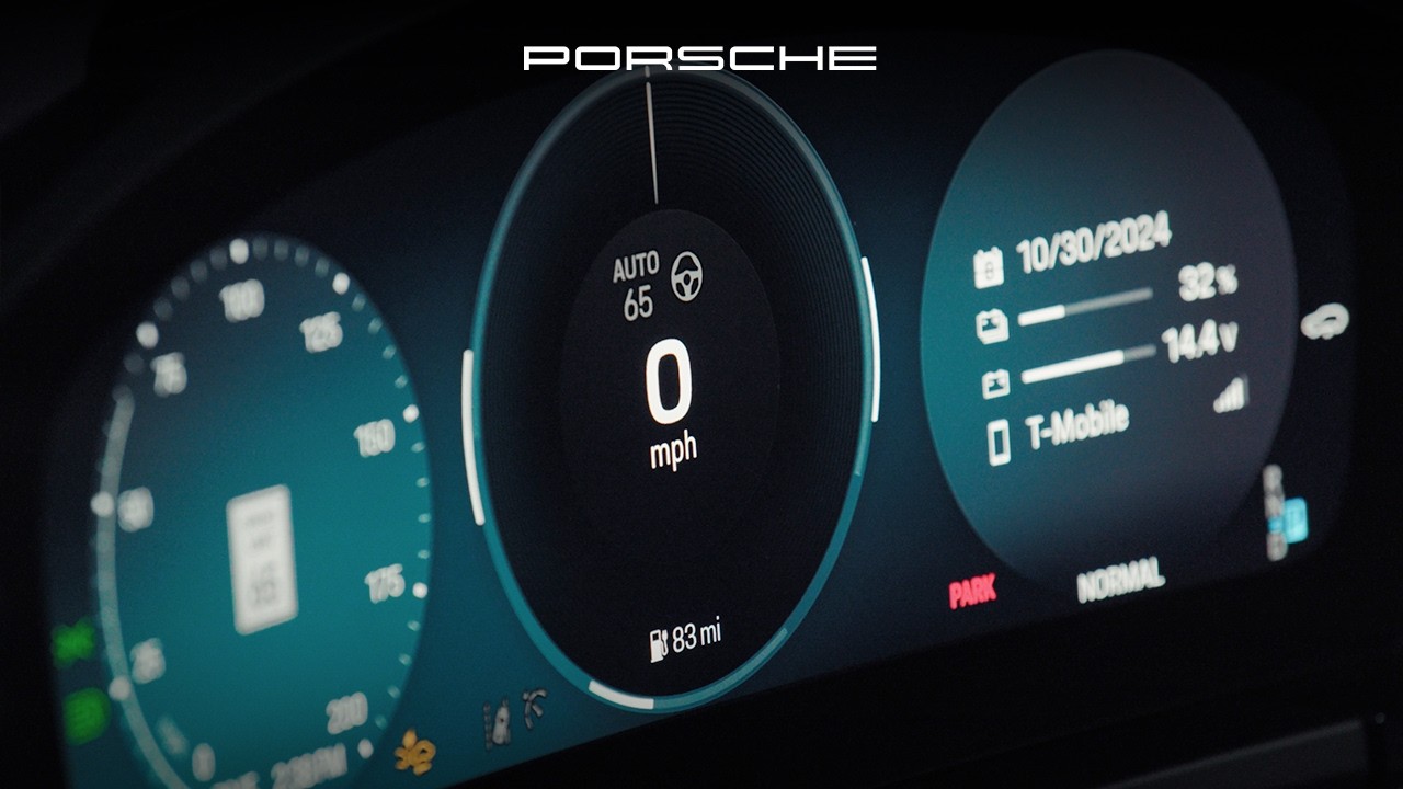 Узнайте больше о своем Porsche | Настройка приборной панели на электромобиле Macan 2025 года