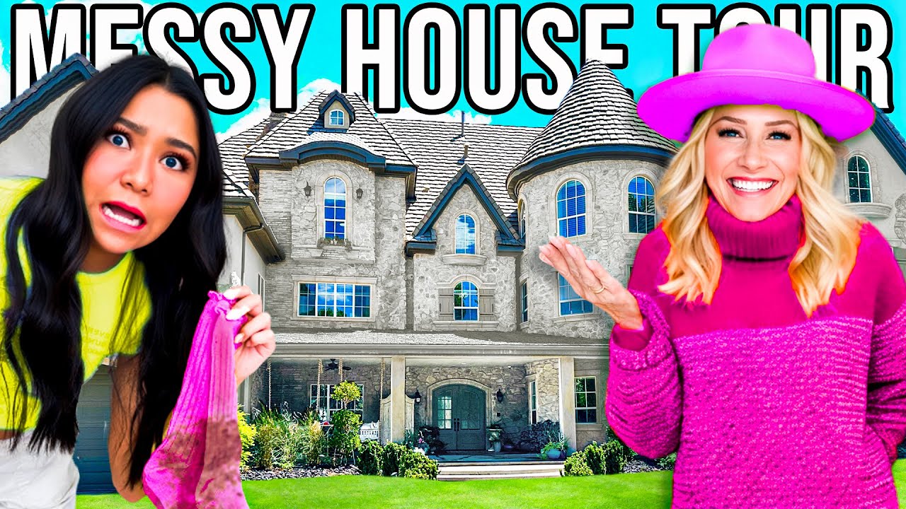Unbelievable MESS! Our MEGA-FAMiLY CASTLE HOUSE TOUR!!