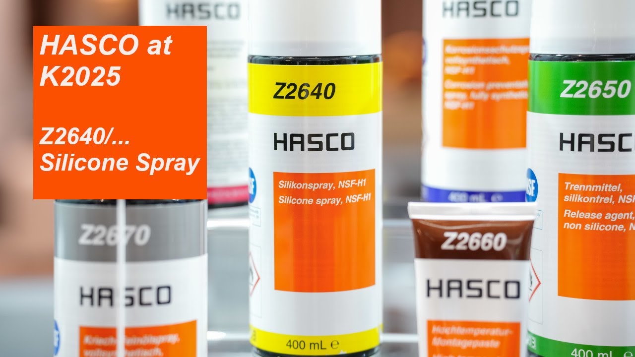 HASCO at K2025 - Z2640/... Silicone spray