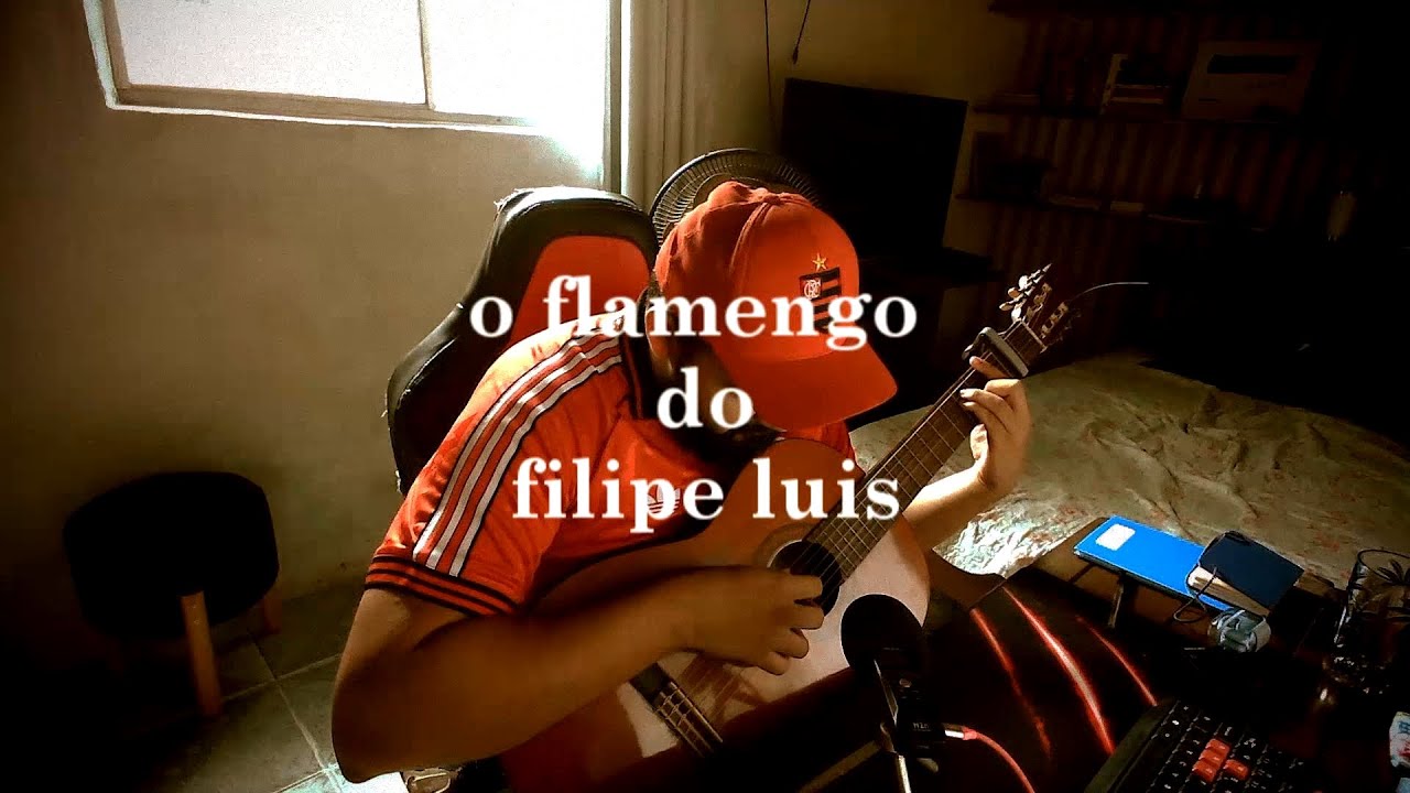 COMO TORCEDOR HOJE ESTOU FELIZ COM O FLAMENGO DO FILIPE LUIS... NO VIOLÃO (COMPLETO)
