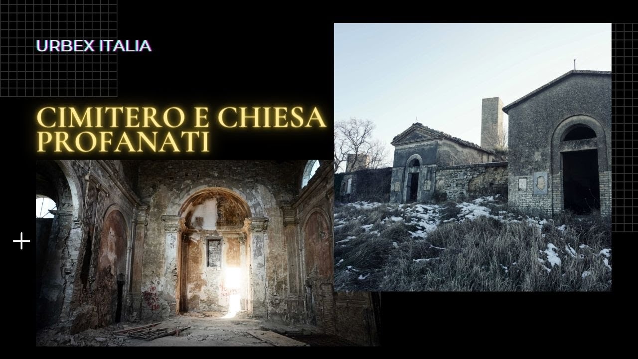 Cimitero e Chiesa abbandonati e profonati: il Castello di Pitino nelle Marche - Urbex Italia