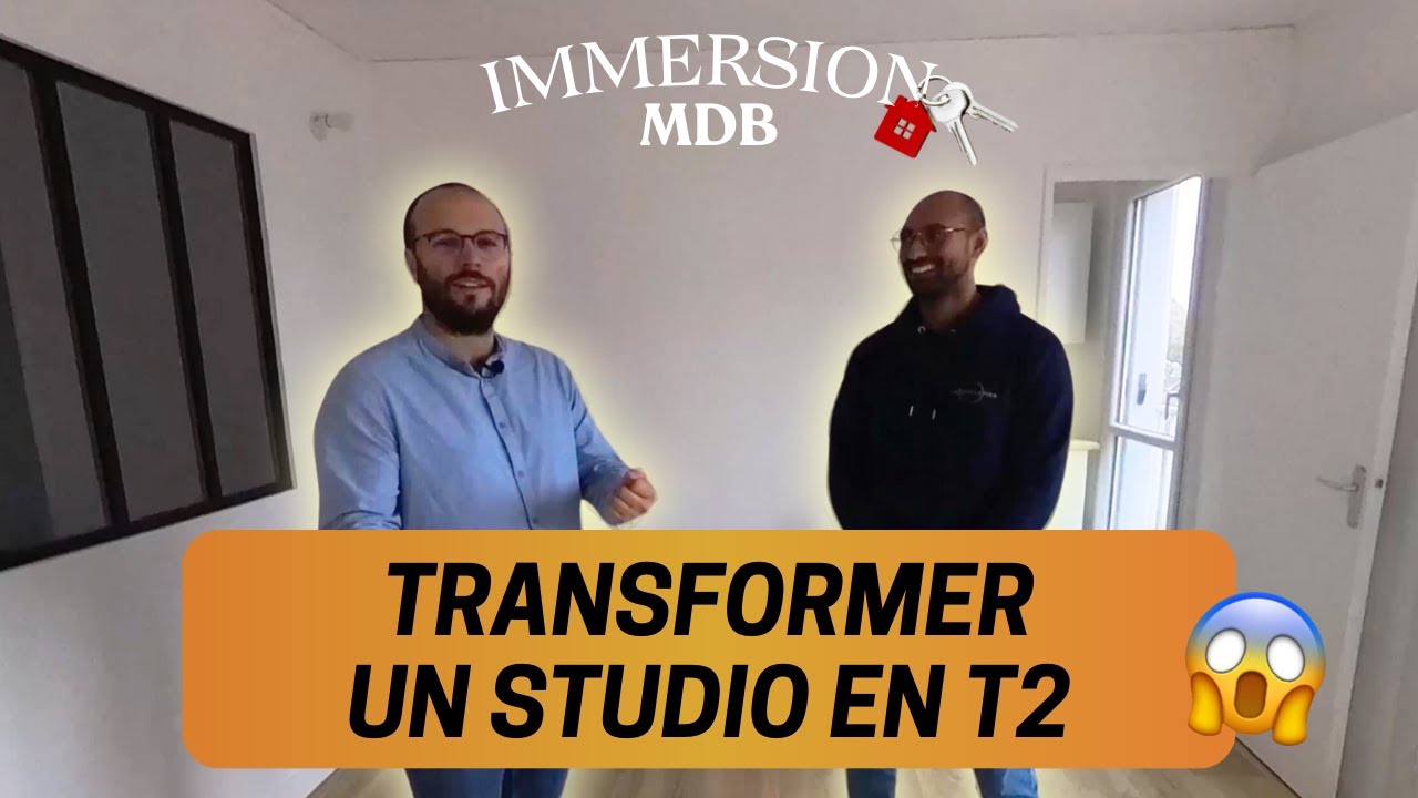Comment transformer un studio en un T2 à Châteauroux ?! 🤔