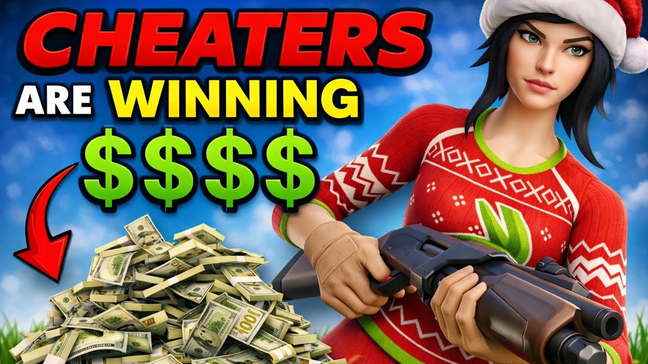 Cheaters are winning Fortnite tournaments still…
