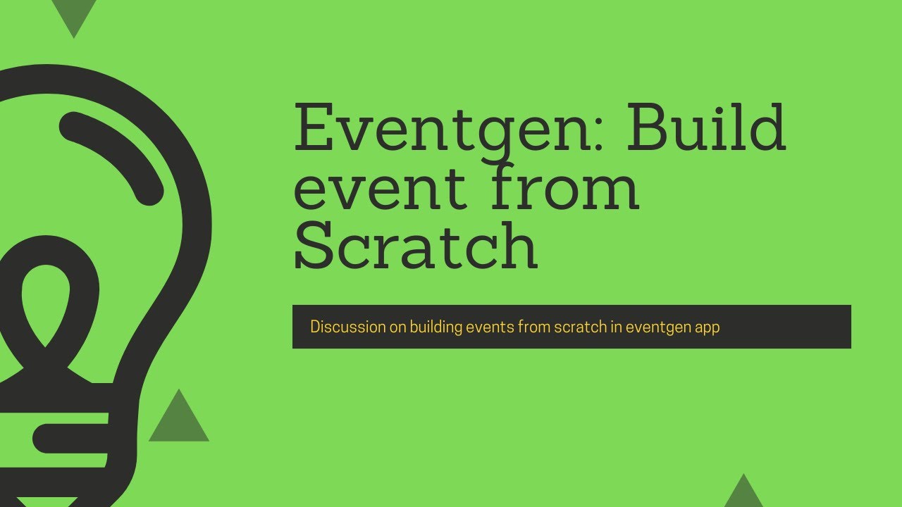 Splunk Eventgen : Building events from scratch
