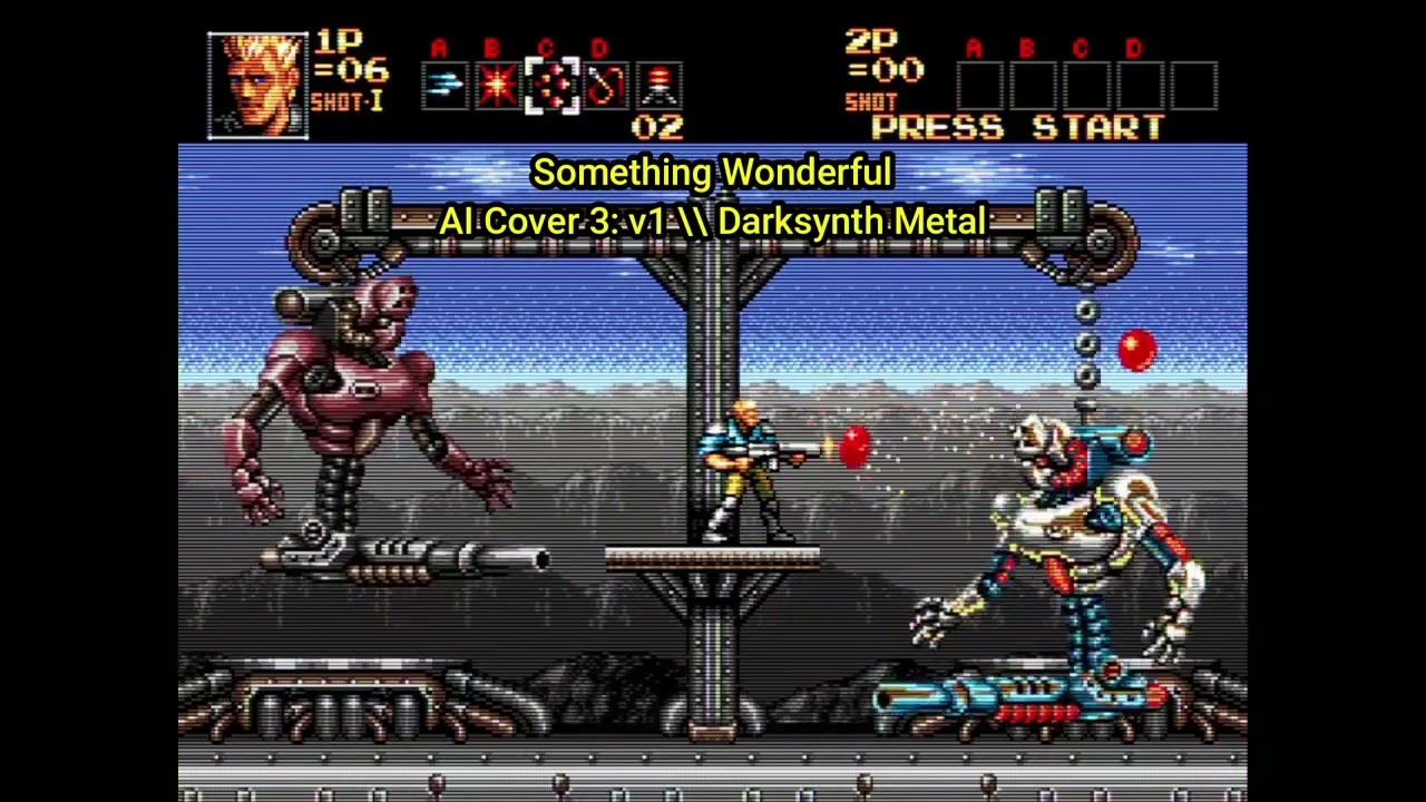 Contra: Hard Corps - Something Wonderful [AI Cover 3: v1] \\ Darksynth Metal