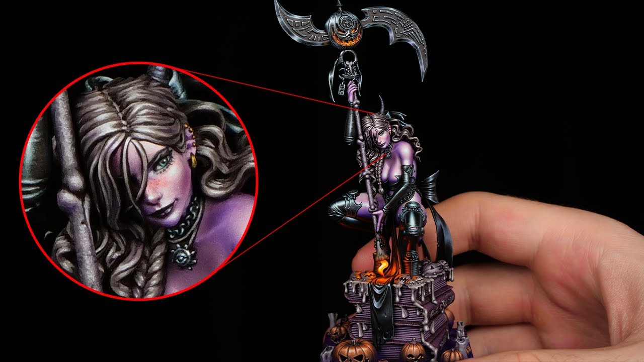 Creating Spooky Award Winning Diorama! | Miniature Painting | Diorama