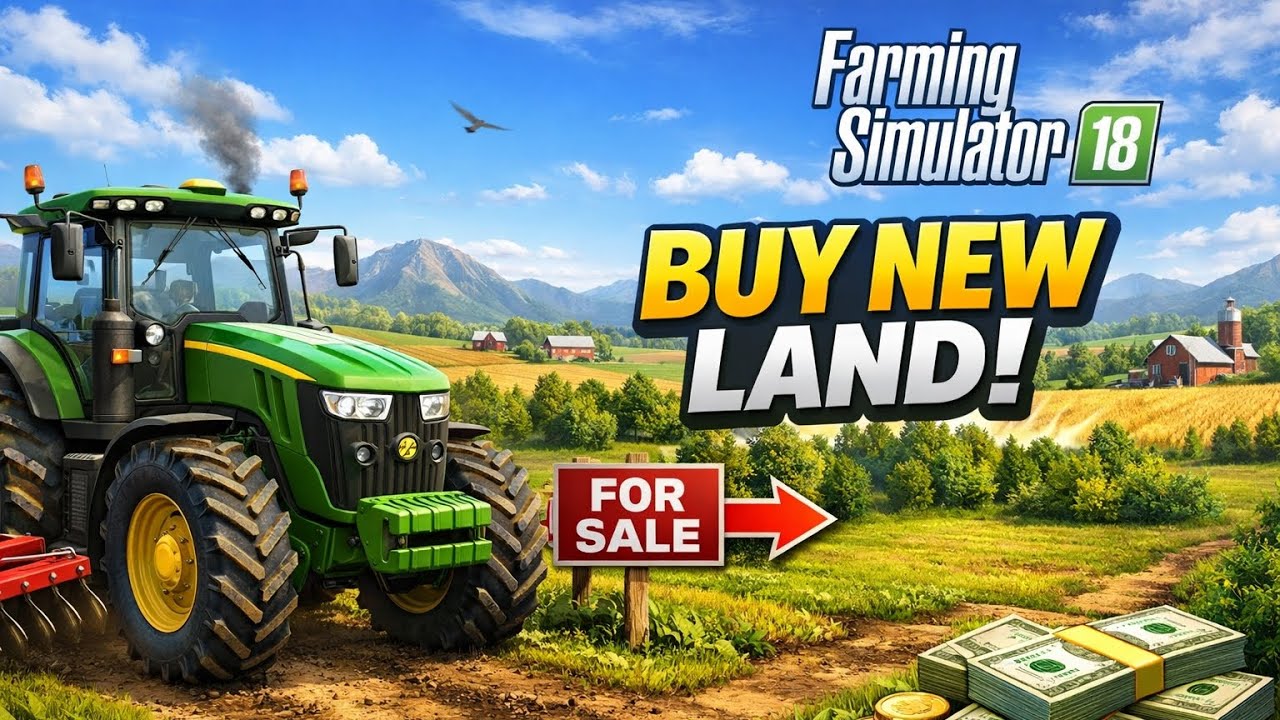 Buy New Land|Farming Simulator 18|🚜💰