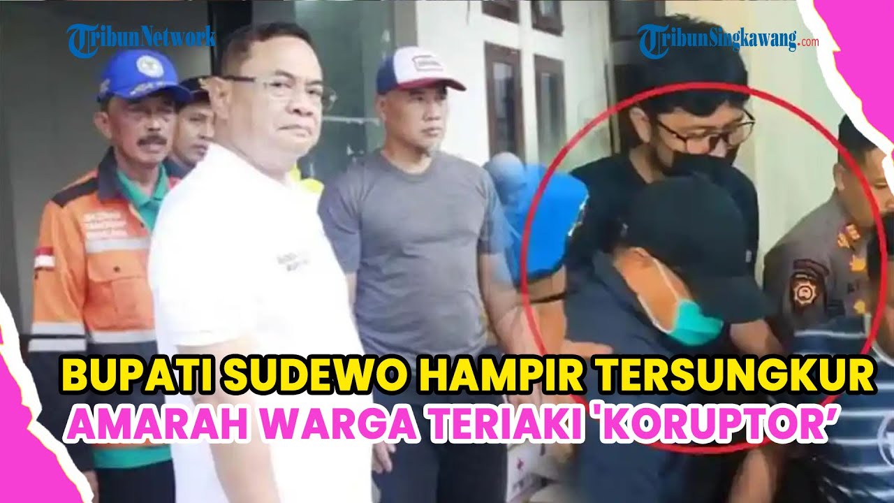NGAMUK! DETIK-DETIK BUPATI SUDEWO HAMPIR TERSUNGKUR HINGGA DITERIAKI 'KORUPTOR WAYAHE DIGULUNG!'