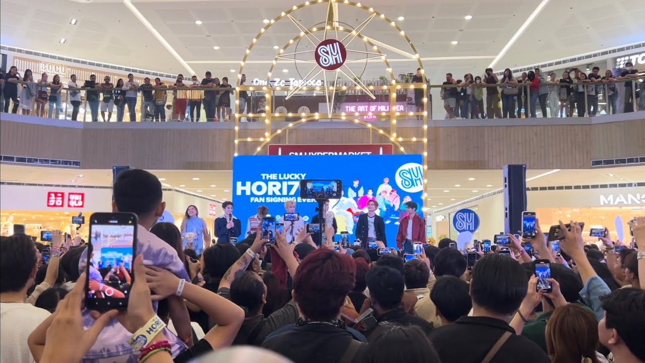 240324 [CROWD VER.] HORI7ON – INTRODUCTION + INTERVIEW @ SM NORTH EDSA
