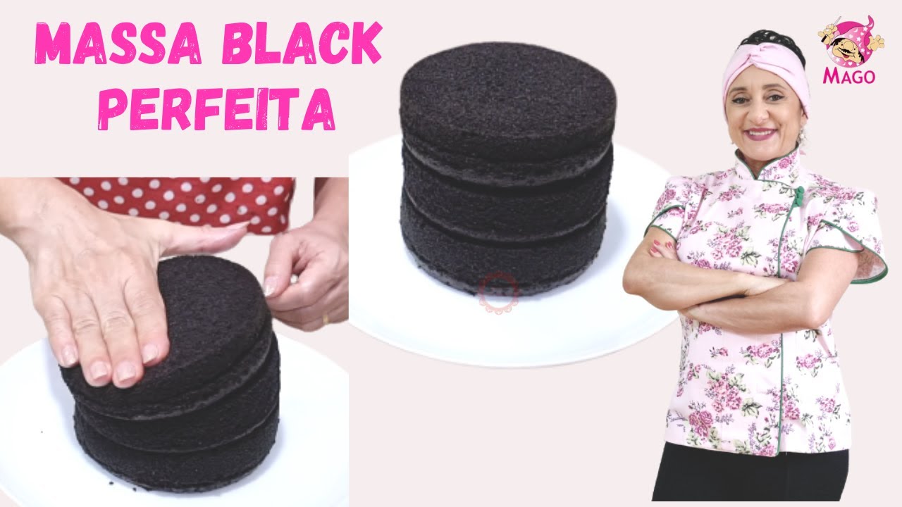 MASSA BLACK MACIA, ESTRUTURADA E FÁCIL DE FAZER! (Aula Mago)