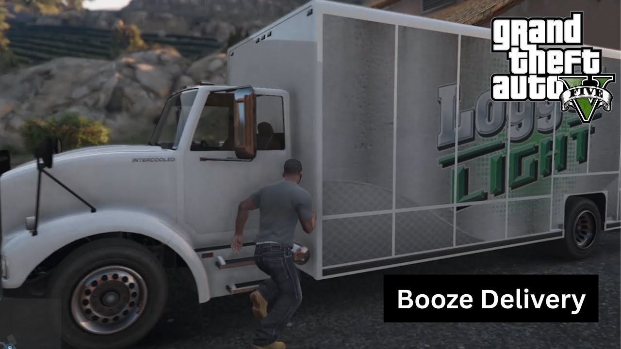 🍺 Franklin’s Risky Booze Delivery - Racing the Clock to Hookies Bar!💨 | GTA 5 Story Mode | RP Arcade
