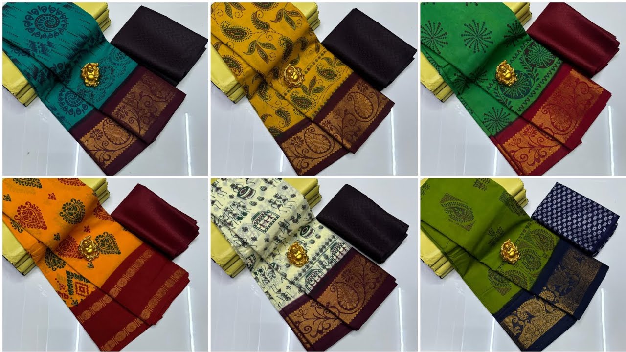 Printed Sungudi Cotton Sarees # pure Cotton Sarees More Details Contact us WhatsApp No 9486418996