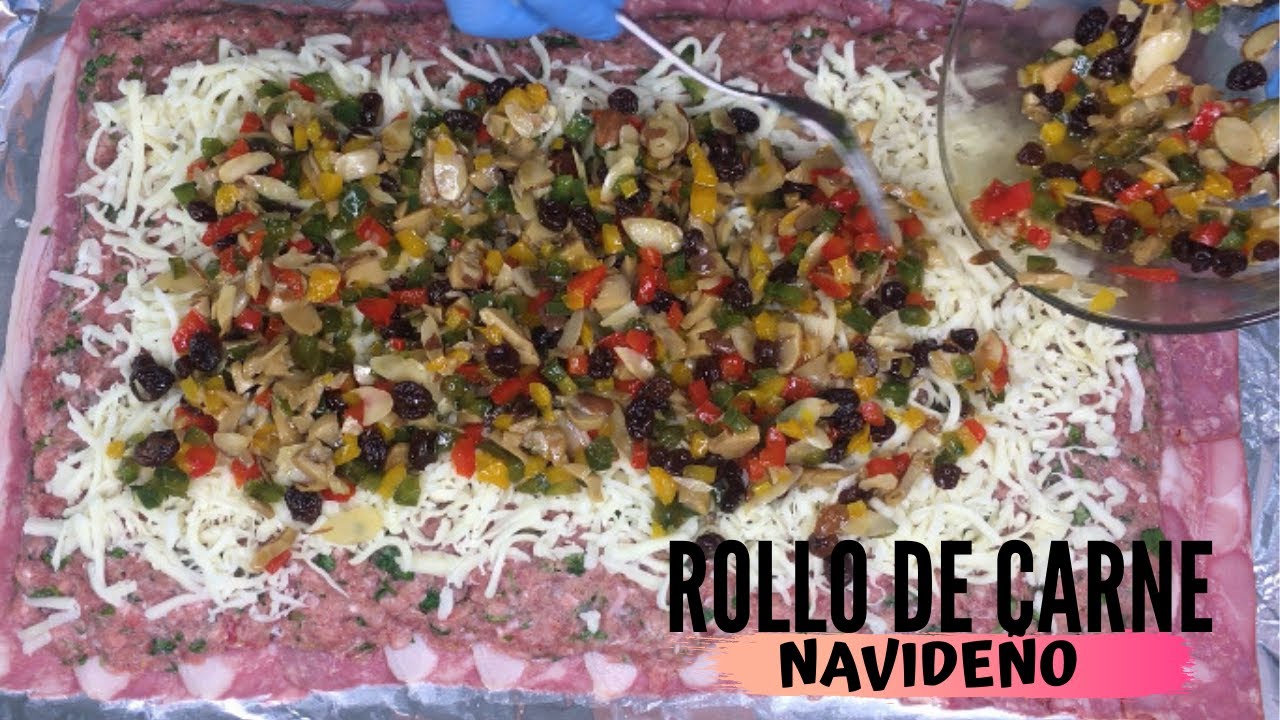 ¡¡Rollo De Carne Navideño!! ¡¡UNA DELICIA QUE TIENES QUE PROBAR!!
