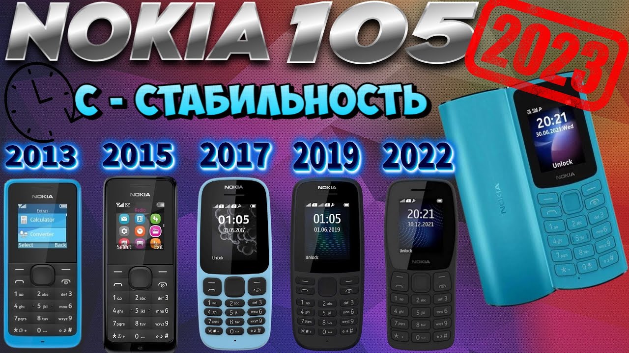Nokia 105 2023. Детальный обзор.