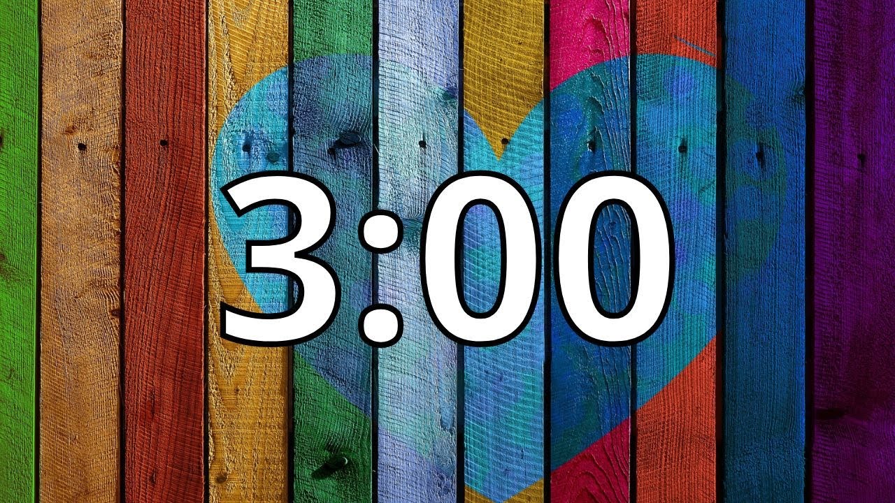 3 Minutes Timer with Music | Valentine's Day Timer