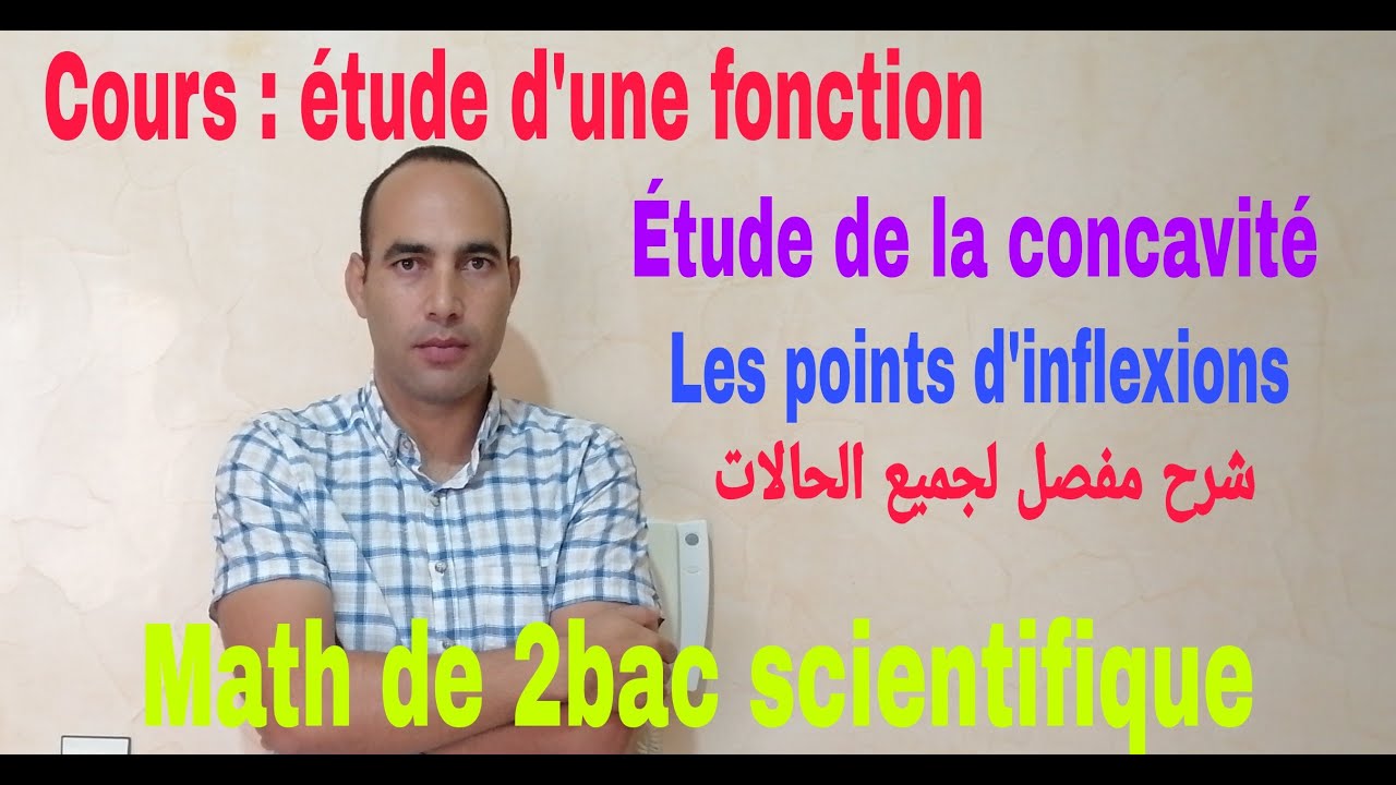 la concavite de la courbe dune fonction---MATH 2BAC