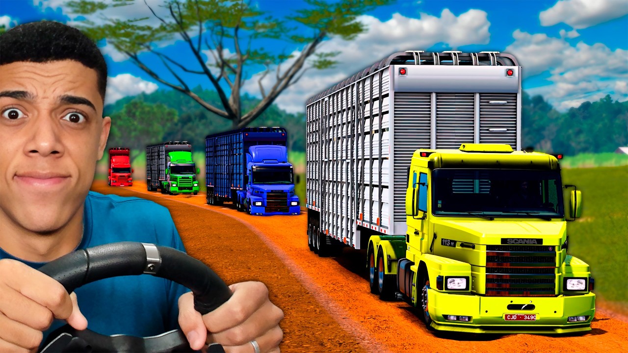 O RETORNO DO RD e O COMBOIO BARBEIRO NO MAPA MINAS! - EURO TRUCK SIMULATOR 2 + G920