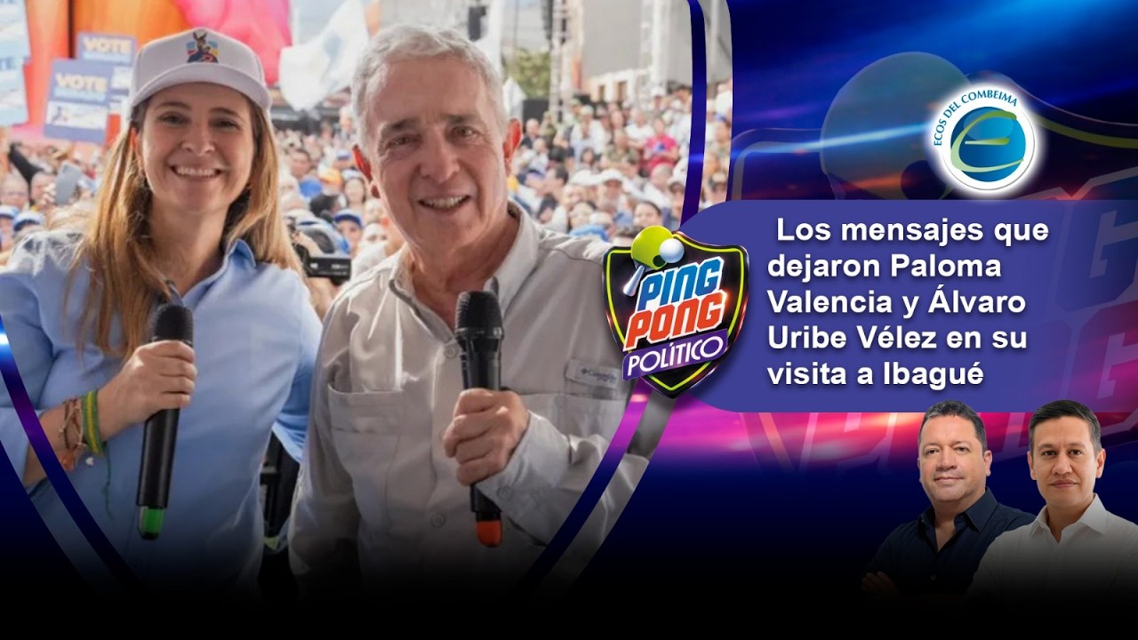 #PingPongPolítico  🏓 Los mensajes que dejaron Paloma Valencia y Álvaro Uribe Vélez