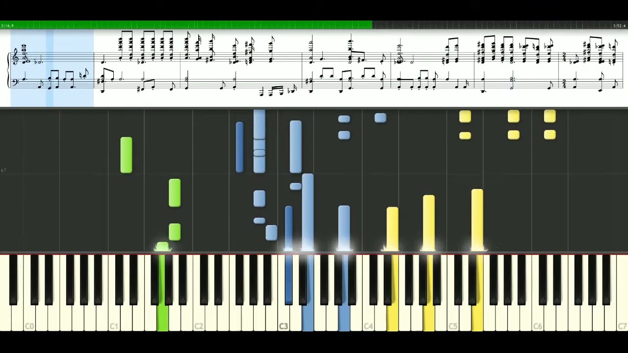 ABBA - Knowing Me Knowing You [Piano Tutorial] Synthesia