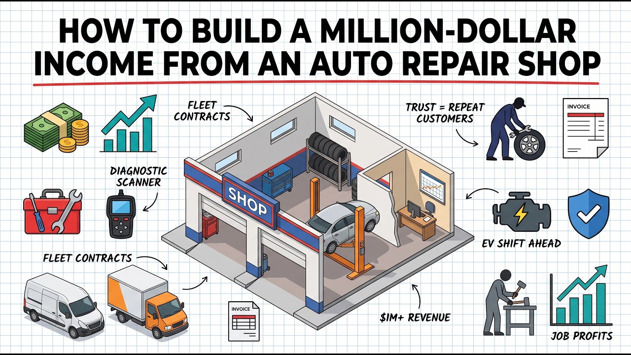 The Hidden Business Model Behind Million-Dollar Repair Shops | Mr. Business Mind | English | Finence