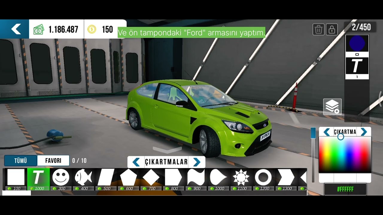 CPM'DA Ford Focus videosu part 2 #fordfocus #carparkingmultiplayer #mobilecargames 