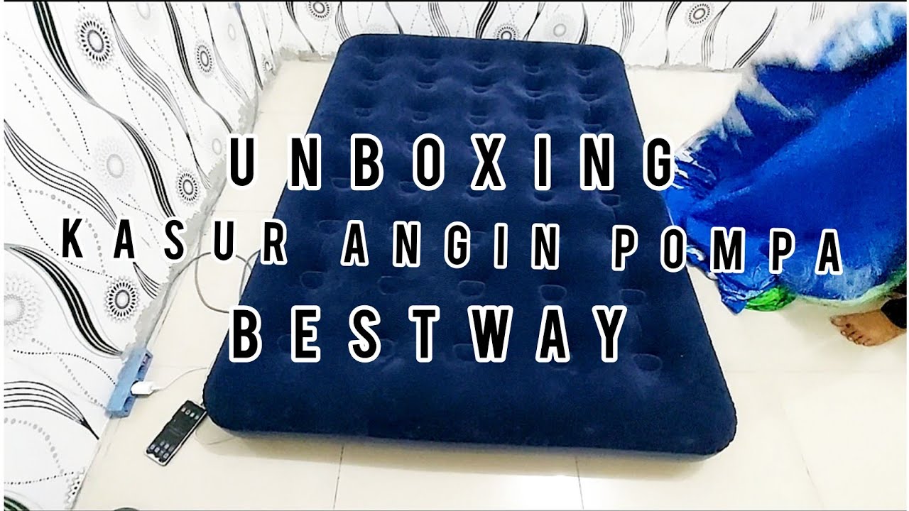 UNBOXING KASUR ANGIN POMPA UKURAN DOUBLE 191Cm x 137Cm