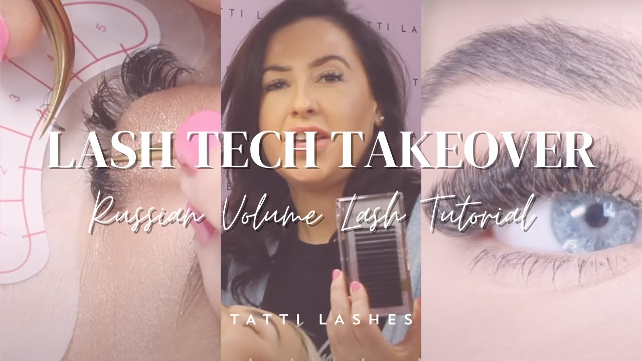 LASH TECH TAKEOVER: Russian Volume Lash Tutorial Q & A | Tatti Lashes