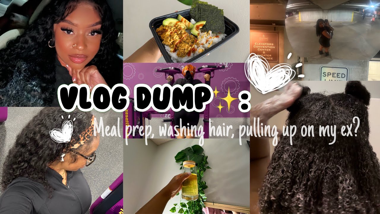 Chaotic Vlog: Popping Up on Dc (Bad Timing) + Meal prep, washing hair, working out,