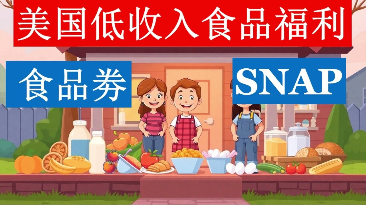 2025 最新资料，美国的补充营养援助计划 （SNAP）（食品劵）：一种最常见的低收入食品福利