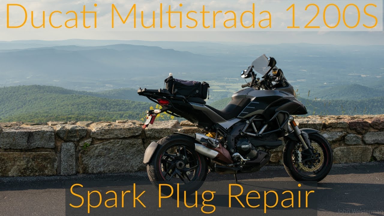 Ducati Maintenance: Replacing Multistrada 1200S Spark Plugs.
