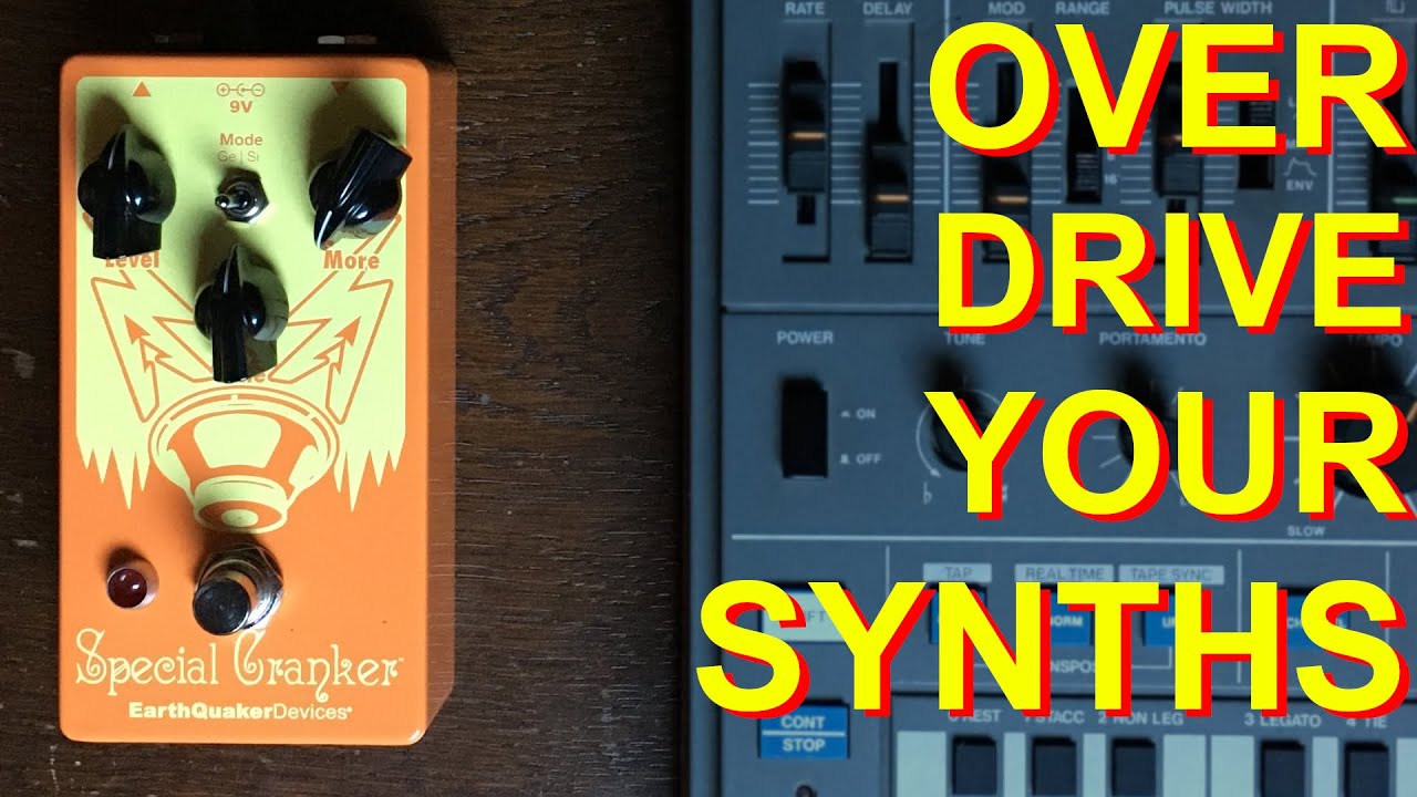 Special Cranker on synthesizers & drum machines -  Earthquaker Devices