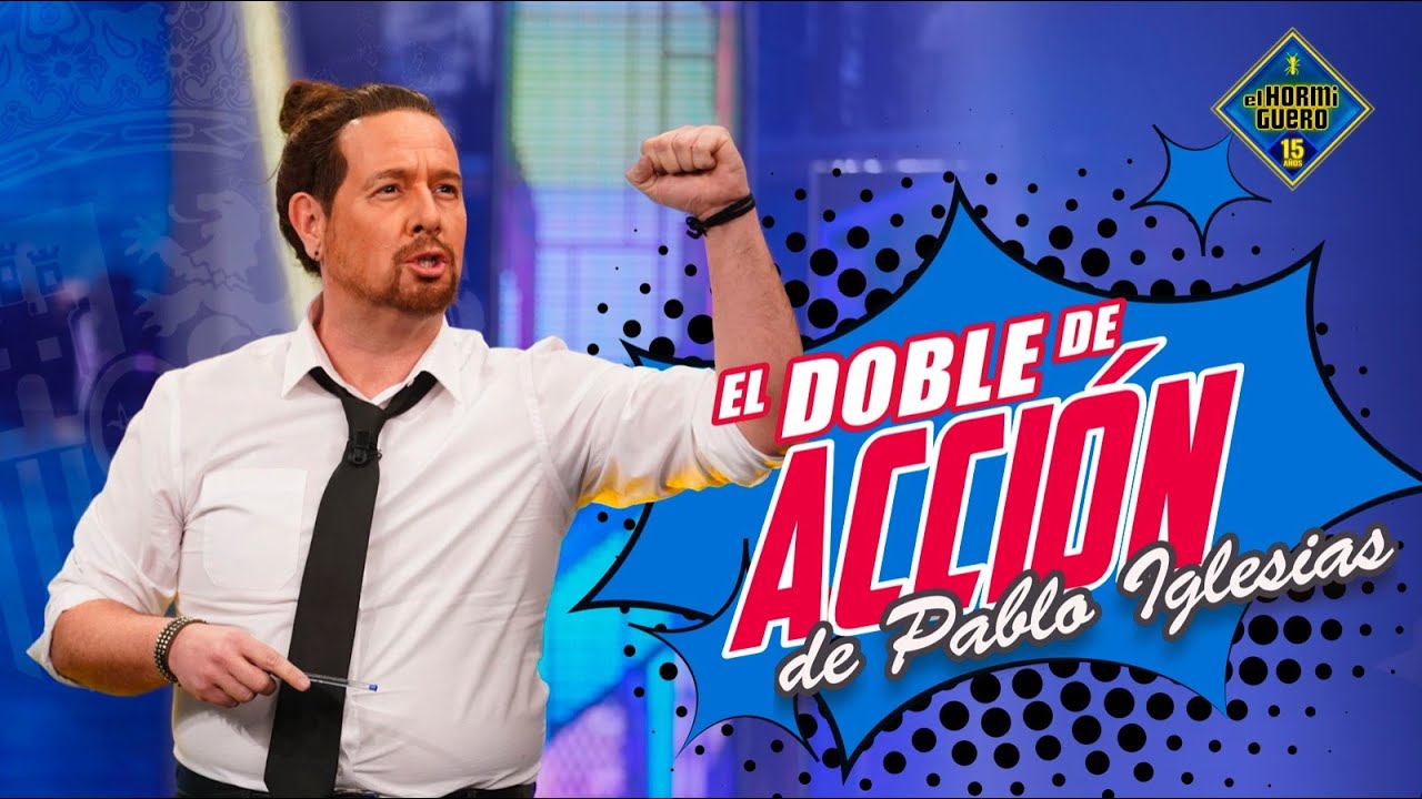 Carlos Latre es el doble de acci&oacute;n de Pablo Iglesias - El Hormiguero