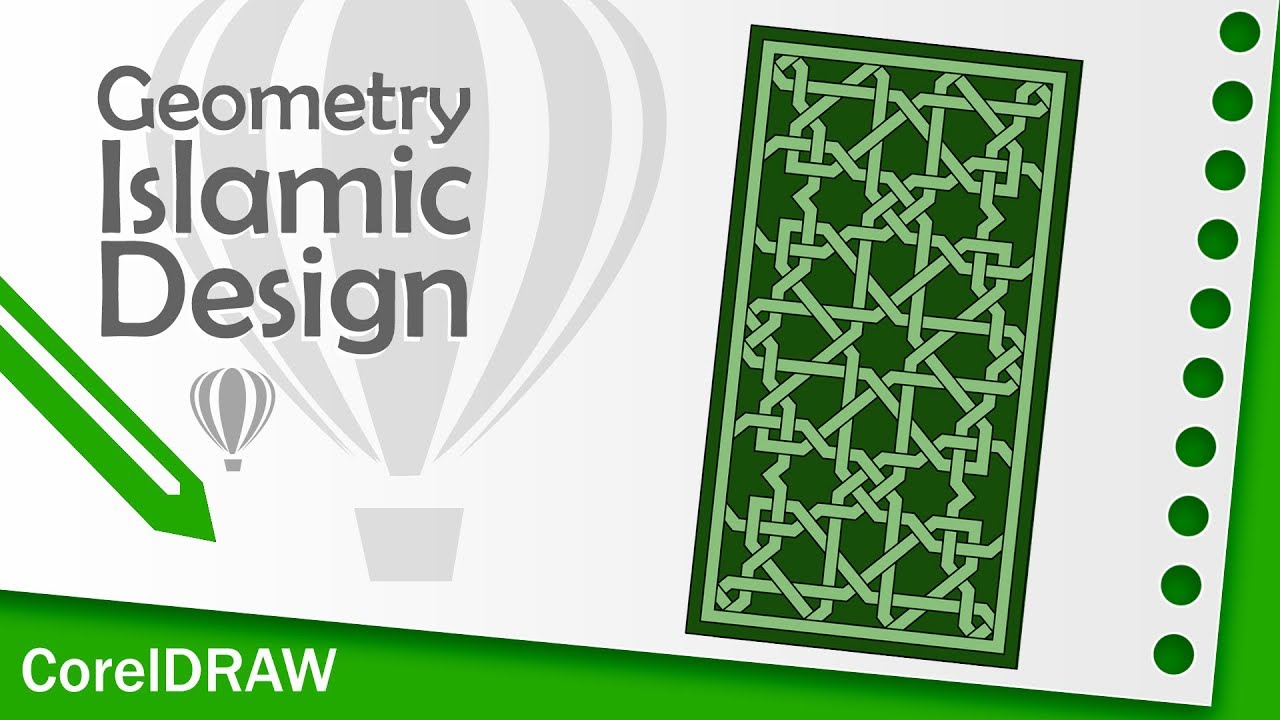 geometric islamic design Tutorial 1 CorelDRAW