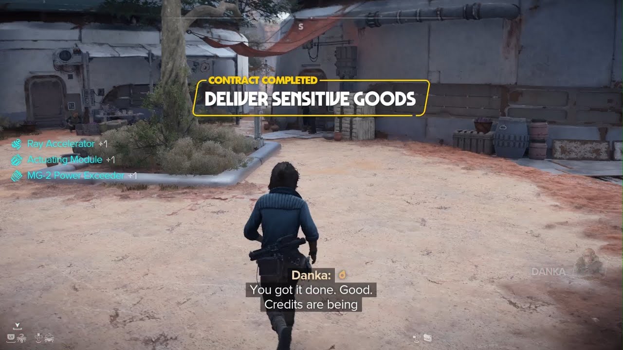Star Wars Outlaws (PS5) Pyke timed delivery mission at Mirogana (1/10/26)
