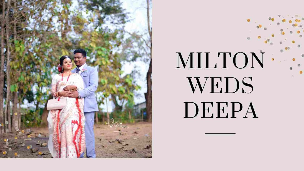 MILTON WEDS DEEPA // Cinematic wedding recaption video