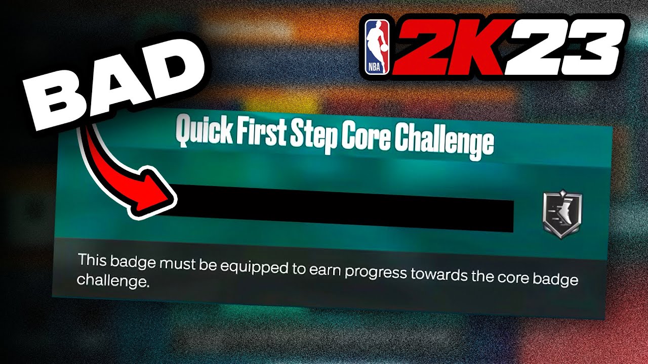 DON'T MAKE THIS MISTAKE ON CORE BADGES in 2K23