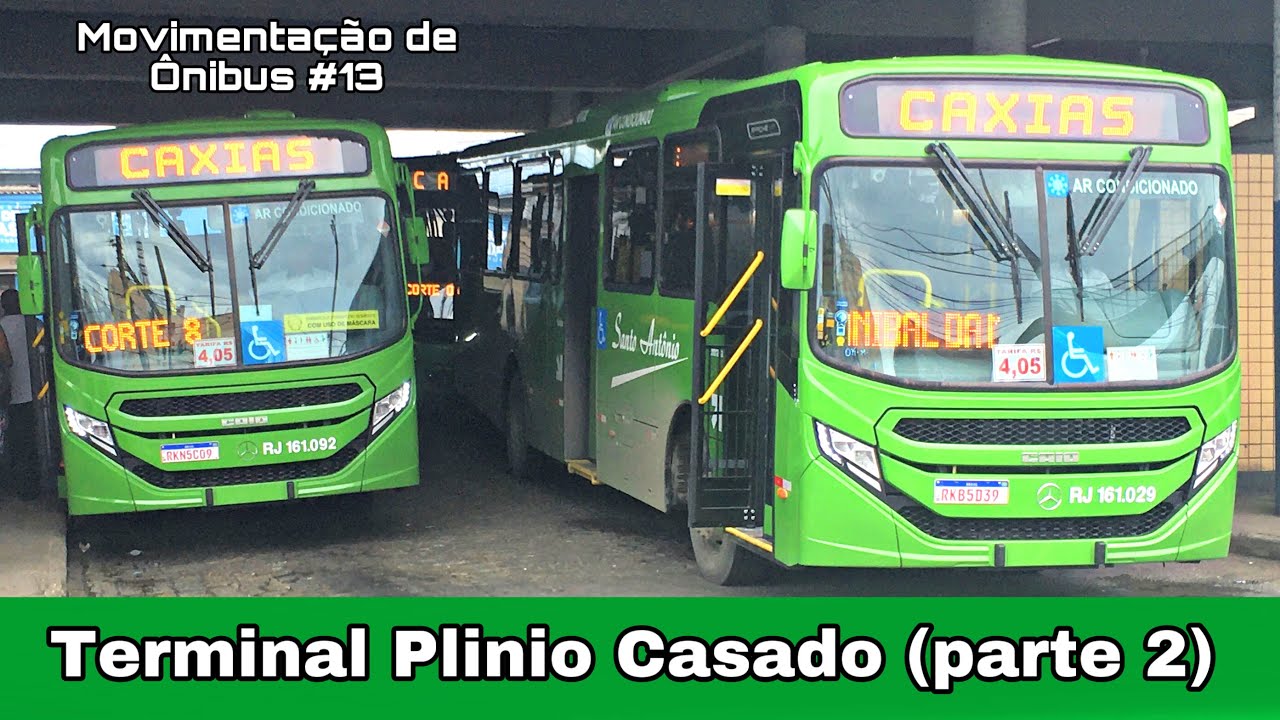 Movimentação de Ônibus #13 - Terminal Plinio Casado (parte 2) +Novos VIP 5 da Santo Antônimo OF 1721