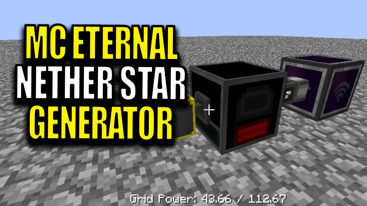Minecraft MC Eternal Modpack Chapter 2 Ep 119 - Nether Star Generator