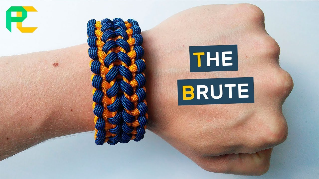 How to make Paracord Bracelet The Brute