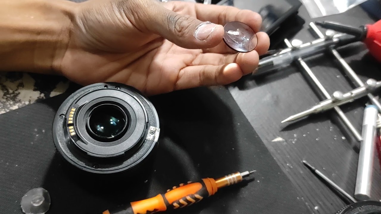 cara membersihkan jamur di lensa fix canon merk yongnuo 50mm f1.8