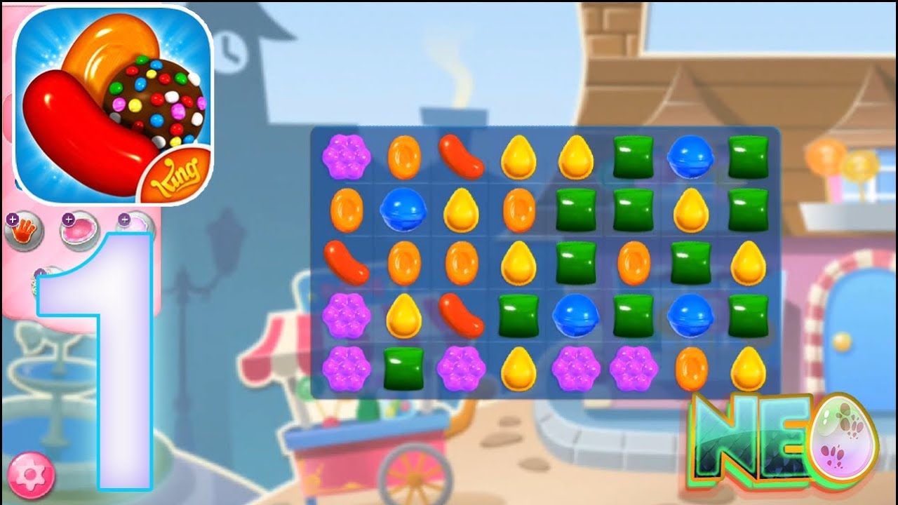 Candy Crush Saga: Gameplay Walkthrough Part 1 (LEVEL 1 - 10 COMPLETED)
