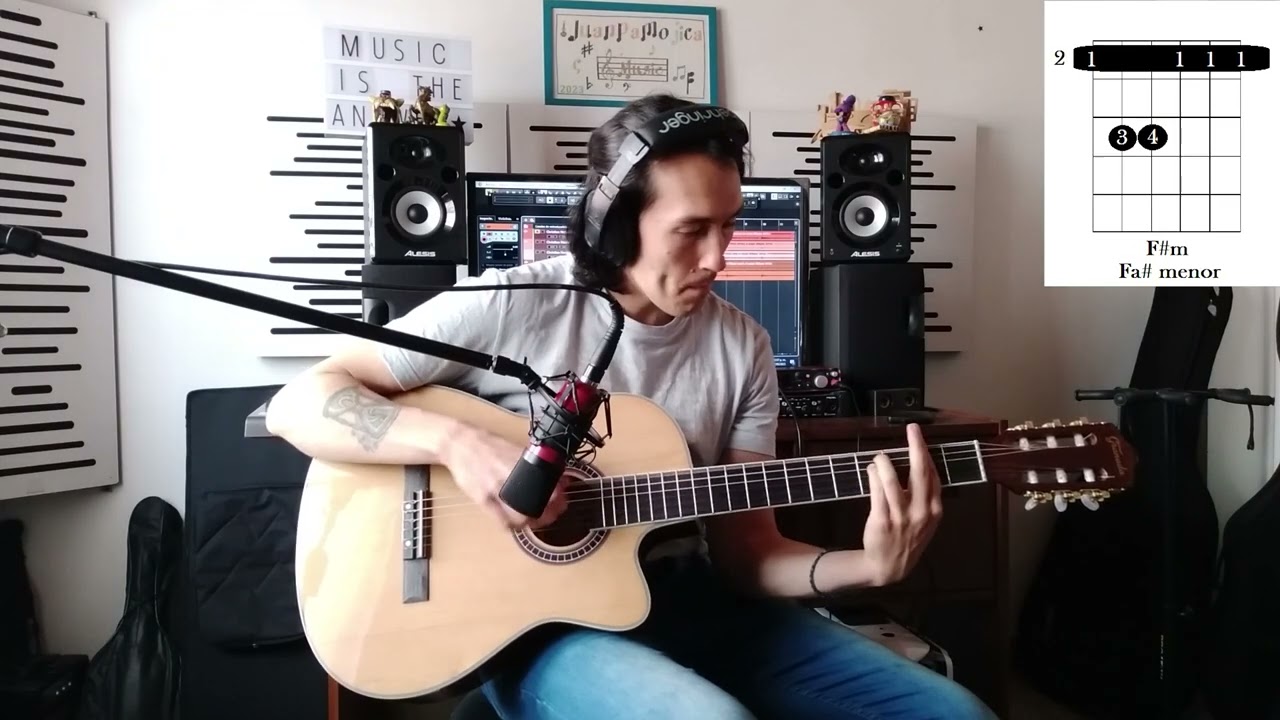 Christian Nodal - Quédate (ACORDES GUITARRA)