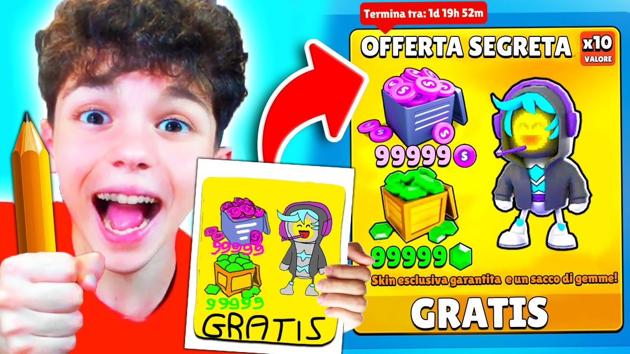 TUTTO CIÒ CHE MIO FIGLIO DISEGNA DIVENTA REALTÀ su STUMBLE GUYS!😱✏️