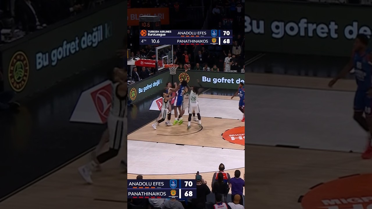 Efes vs Panathinaikos FINAL MINUTES