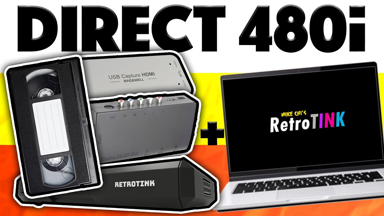RetroTINK 5x / 4K: захват VHS 480i