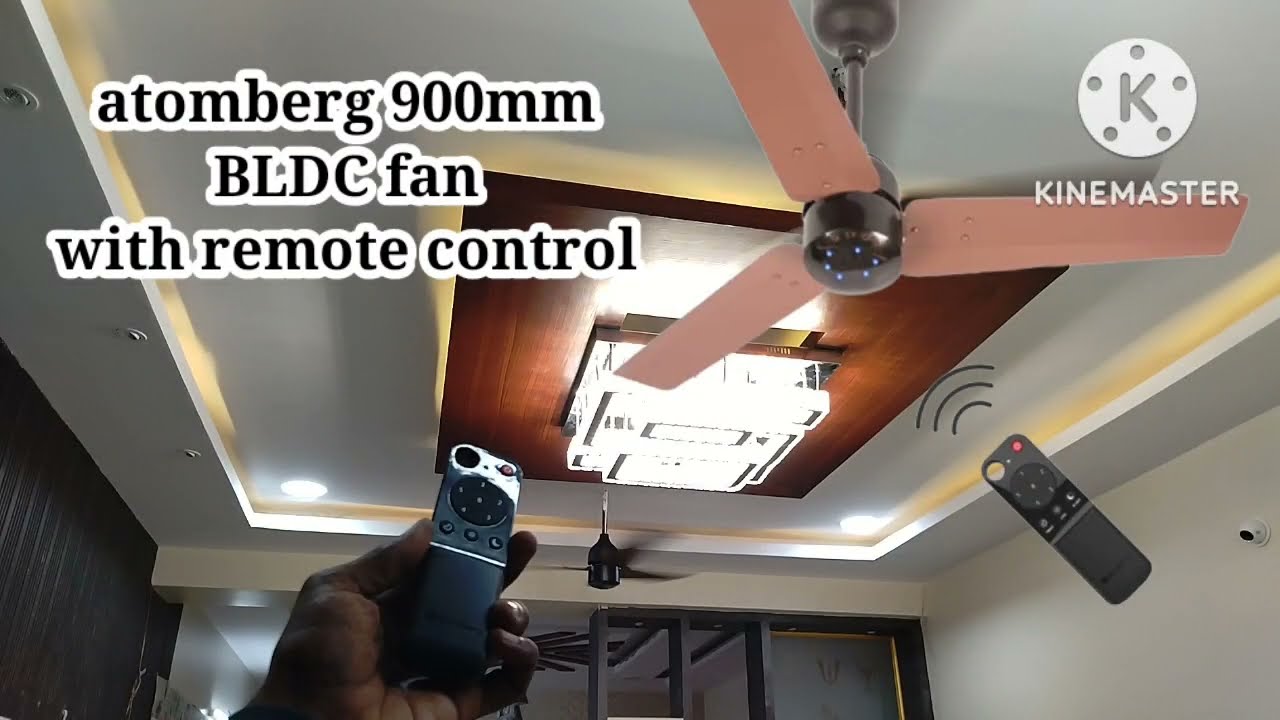 Atomberg Renesa 900mm BLDC motor Energy Saving Ceiling Fan with Remote Control (Brown and Black)