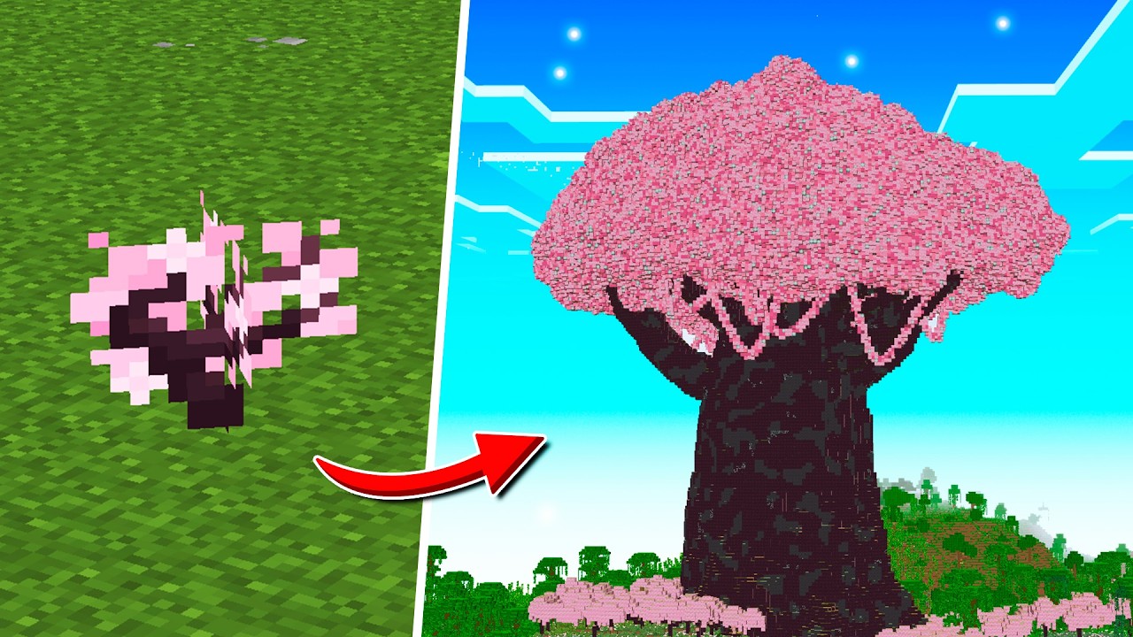 Hice el ARBOL MÁS GRANDE de Minecraft